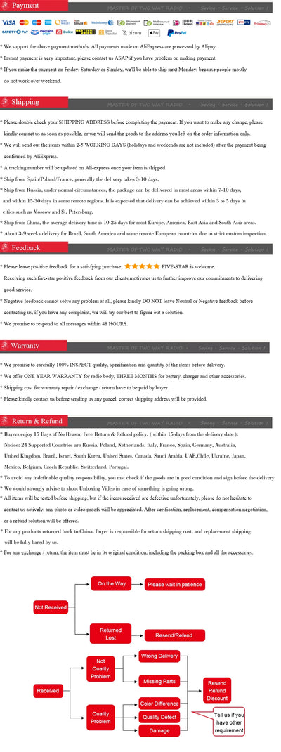 Earpiece Original baofeng uv 82 Radio Headset Dual PTT Earphones with Microphone for UV-8R UV-8D UV-89 Walkie Talkie Accessories