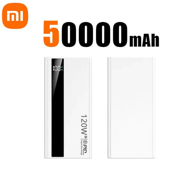 Xiaomi 120W Super Fast Charging Battery 200000mAh High Capacity Power Bank Digital Display Power Bank For Iphone Samsung Gift