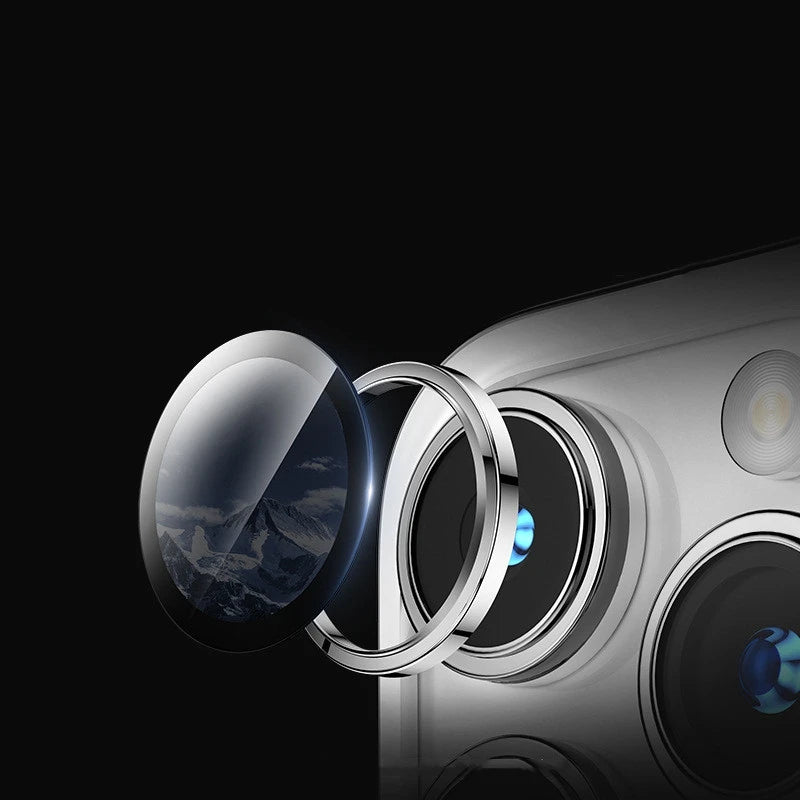 1 Set Metal Camera Protector for iPhone 15 16 Pro Max 14 Plus 13 12 Alloy Ring Lens Glass for iphone 15pro Back Lens Cap