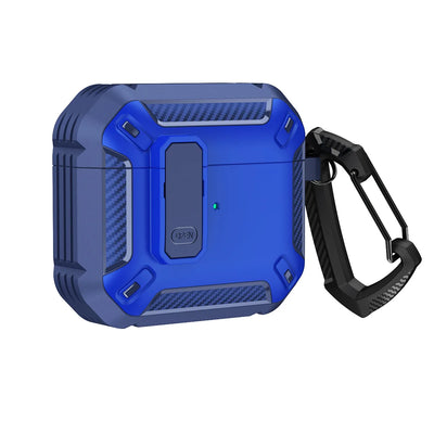 Switch Cover for Airpods Pro 2 1 Case TPU PC Protective Cover for AirPods 3 2 1 Case Earphones Accessories Carbon Fiber Pattern