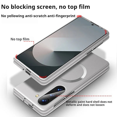 Magsafe Magnetic Case For Samsung Z Fold 7 6 5 4 3 ZFlip 7 6 5 4 Wireless Charge Cover