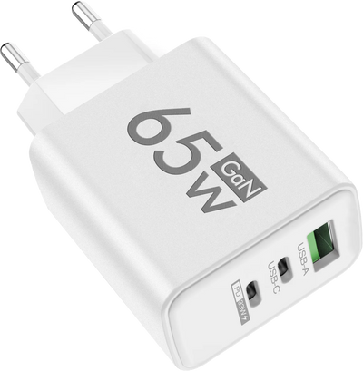 Total 65W Fast Charging USB C Charger Type C Mobile Phone Adapter