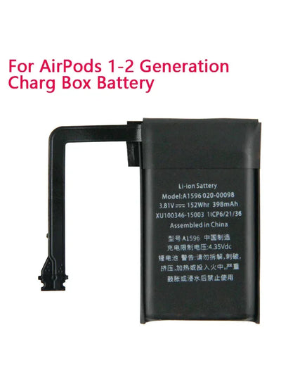 Replacement Battery For Airpods 1 2 and 3 Generation For Airpods Pro Battery Accu Charge Box Battery 25mAh