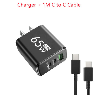 Total 65W Fast Charging USB C Charger Type C Mobile Phone Adapter