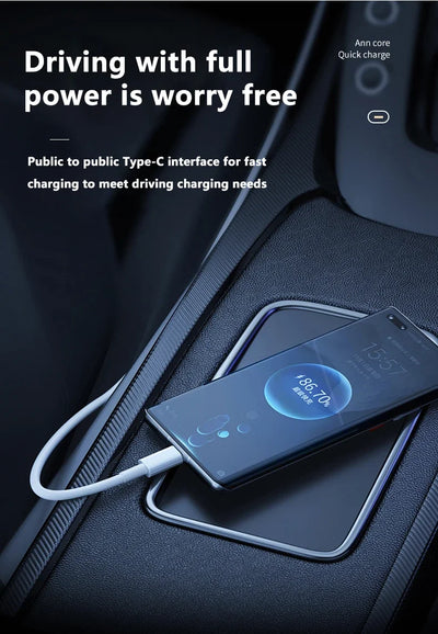 PD 100W  USB C to USB Type C Cable Fast Charge Data Cable For Huawei Samsung Xiaomi Macbook iPad Data Line Type C To Type C