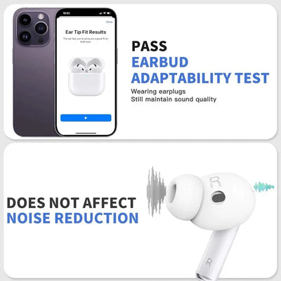 Eartips for AirPods 4 4th Tips Generation Anti Slip Earbuds Silicone Wireless Bluetooth Earphones Anti Drop Lightweight Slim Fit