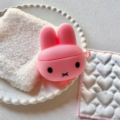 Miffy Earphone Case Airpods4 Protective Cover 1/2 Generation Wireless Kawaii Silicone Bluetooth Pro3 Generation Toy Gift