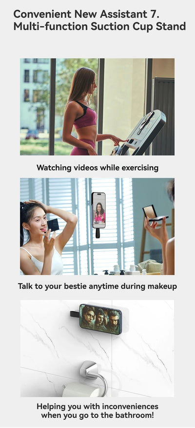 Suction Cup Type Silicone Magnetic Lazy Phone Stand Magnetic Phone Holder  Phone Holder Car