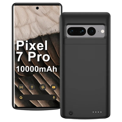 10000mAh Battery Charger Case For Google Pixel 6 6 Pro Portable Power Bank Charging Case For Pixel 7 7 Pro External Battery Pack