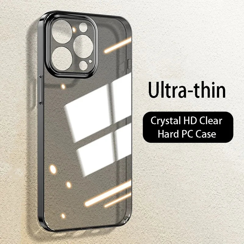 Luxury Ultra Thin Transparent Hard Case