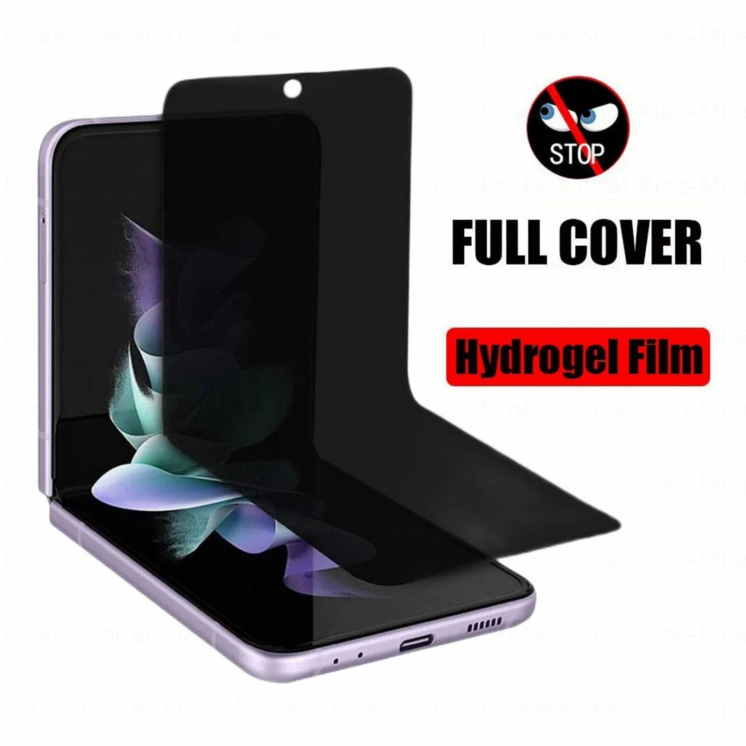 Anti Spy Hydrogel Film For Samsung Galaxy Flip 6 5 Privacy Screen Protector For Samsung Galaxy Flip6 Flip4 Flip5 Front Soft Film