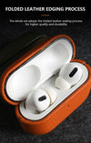 Genuine Leather Case For Airpods Pro 2 Cases Airpods 2 3 Bag Luxury Handmade Wireless Bluetooth Earphone Box Protective shell