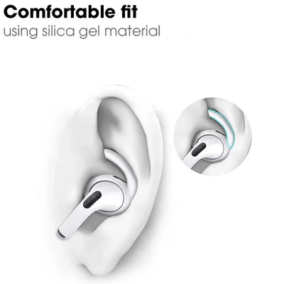 4-1Pairs Ear Hook for Airpods Pro 1/2 Earbuds Soft Anti-Lost Earhook Sports Protective Sleeves Headphone Tips for AirPods Pro
