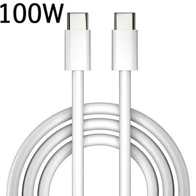 PD 100W  USB C to USB Type C Cable Fast Charge Data Cable For Huawei Samsung Xiaomi Macbook iPad Data Line Type C To Type C