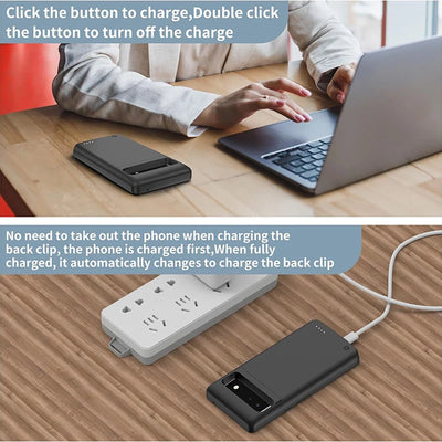 10000mAh Battery Charger Case For Google Pixel 6 6 Pro Portable Power Bank Charging Case For Pixel 7 7 Pro External Battery Pack