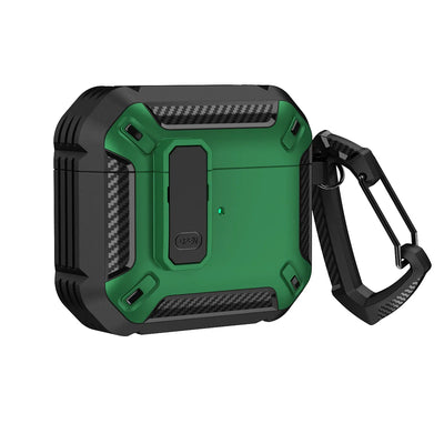 Switch Cover for Airpods Pro 2 1 Case TPU PC Protective Cover for AirPods 3 2 1 Case Earphones Accessories Carbon Fiber Pattern