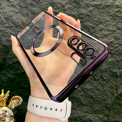Luxury Magnetic Transparent Soft Case For Huawei P30 Pro P30Pro P 30 Phone Magsafe Wireless Glass Lens Full Protective Cover