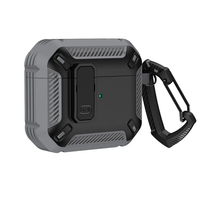 Switch Cover for Airpods Pro 2 1 Case TPU PC Protective Cover for AirPods 3 2 1 Case Earphones Accessories Carbon Fiber Pattern