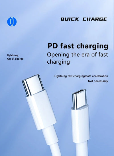 PD 100W  USB C to USB Type C Cable Fast Charge Data Cable For Huawei Samsung Xiaomi Macbook iPad Data Line Type C To Type C