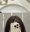 ins White Flower Case For Plus Shockproof Cases Bumper Clear Cover Transparent Phone Case