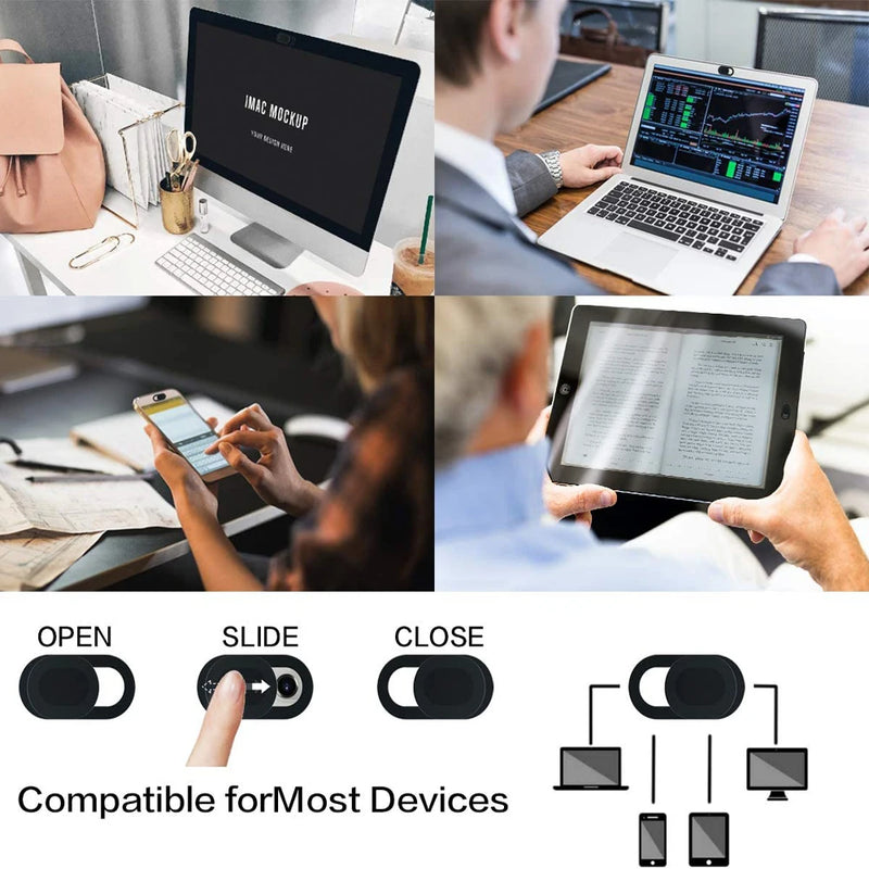 5/10 Pcs Webcam Cover Tablet Laptop Camera Covers Slider Mobile Phone Antispy