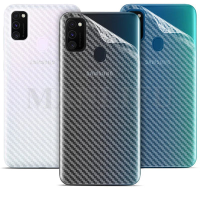 10Pcs/lot 3D Back Carbon Fiber Film For Samsung Galaxy S22 S21 S23 S24 S25 Ultra Matte Screen Protector Galaxy A52s A71 A72 M31s