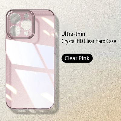 Luxury Ultra Thin Transparent Hard Case