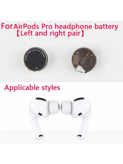 Replacement Battery For Airpods 1 2 and 3 Generation For Airpods Pro Battery Accu Charge Box Battery 25mAh