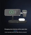 3 in 1 Magnetic Wireless Charger Stand For iPhone 14 13 12 Pro Max Apple Watch 8 7 Airpods Induction USB Fast Charging Station