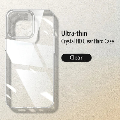 Luxury Ultra Thin Transparent Hard Case