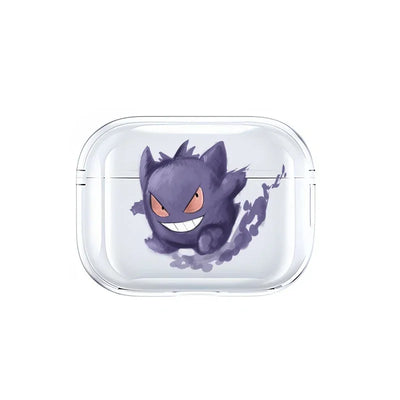 Anime Pokemon Gengar Pikachu Snorlax Charizard Earphone Shell Be Applicable AirPods Pro 1 2 3 4 Transparent Protective Case