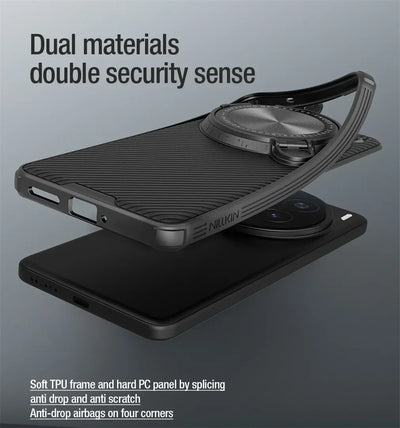 NILLKIN For Vivo X200 Pro MagSafe Case CamShield Prop Magnetic Wireless Charging Camera Holder Cover For Vivo X200 Pro mini