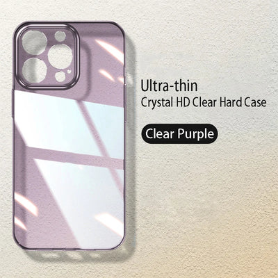 Luxury Ultra Thin Transparent Hard Case