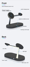 3 in 1 Magnetic Wireless Charger Stand For iPhone 14 13 12 Pro Max Apple Watch 8 7 Airpods Induction USB Fast Charging Station