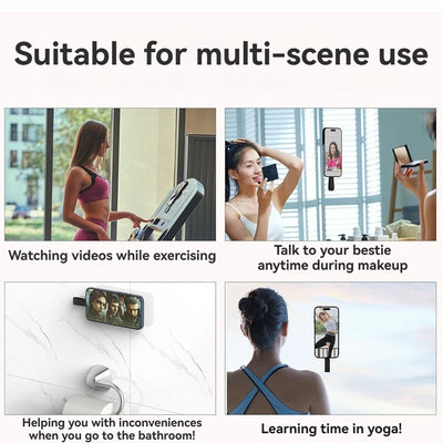 Suction Cup Type Silicone Magnetic Lazy Phone Stand Magnetic Phone Holder  Phone Holder Car