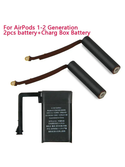 Replacement Battery For Airpods 1 2 and 3 Generation For Airpods Pro Battery Accu Charge Box Battery 25mAh