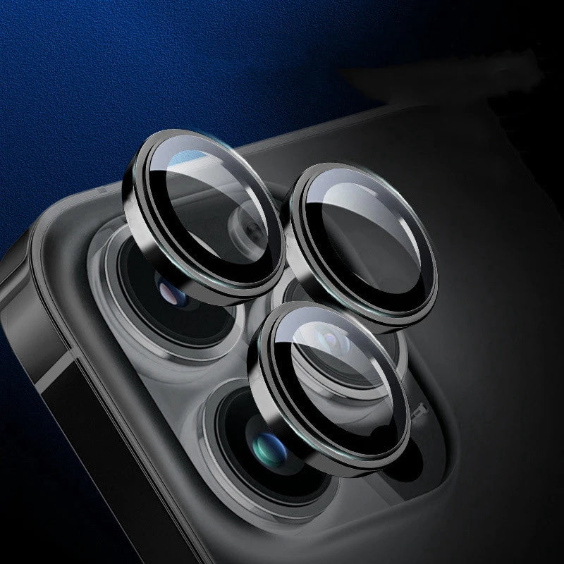 1 Set Metal Camera Protector for iPhone 15 16 Pro Max 14 Plus 13 12 Alloy Ring Lens Glass for iphone 15pro Back Lens Cap