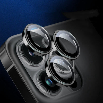 1 Set Metal Camera Protector for iPhone 15 16 Pro Max 14 Plus 13 12 Alloy Ring Lens Glass for iphone 15pro Back Lens Cap