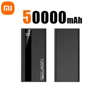 Xiaomi 120W Super Fast Charging Battery 200000mAh High Capacity Power Bank Digital Display Power Bank For Iphone Samsung Gift