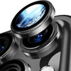1 Set Metal Camera Protector for iPhone 15 16 Pro Max 14 Plus 13 12 Alloy Ring Lens Glass for iphone 15pro Back Lens Cap