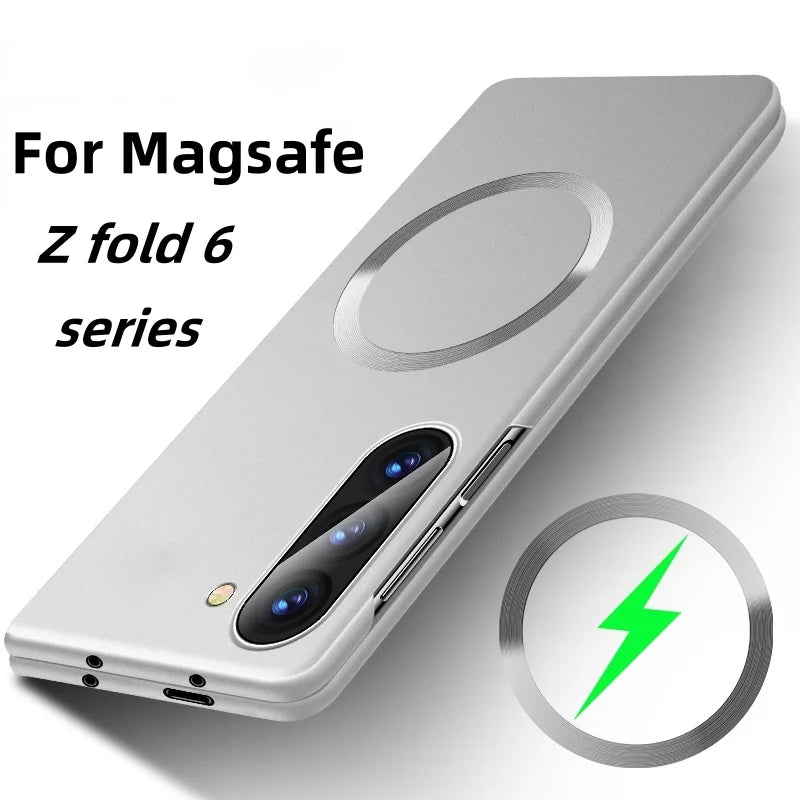 Magsafe Magnetic Case For Samsung Z Fold 7 6 5 4 3 ZFlip 7 6 5 4 Wireless Charge Cover