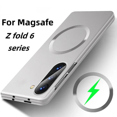 Magsafe Magnetic Case For Samsung Z Fold 7 6 5 4 3 ZFlip 7 6 5 4 Wireless Charge Cover