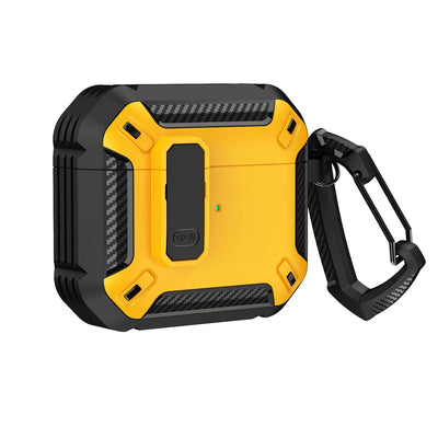 Switch Cover for Airpods Pro 2 1 Case TPU PC Protective Cover for AirPods 3 2 1 Case Earphones Accessories Carbon Fiber Pattern