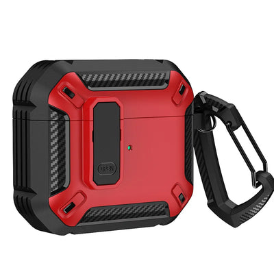Switch Cover for Airpods Pro 2 1 Case TPU PC Protective Cover for AirPods 3 2 1 Case Earphones Accessories Carbon Fiber Pattern
