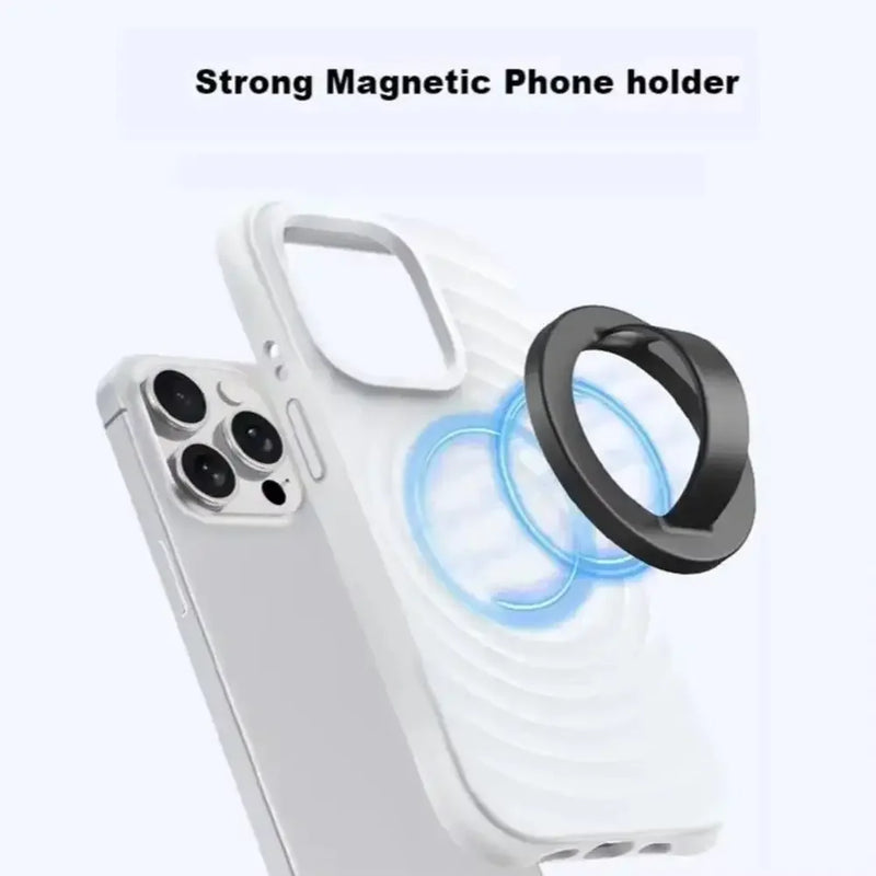 Portable Silicone Magnetic Phone Back Mount Phone Ring Holder