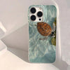 Summer Turtle Chiffon Texture Phone Case for Xiaomi Redmi Note 14 13 12 11 Pro