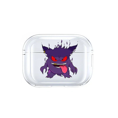 Anime Pokemon Gengar Pikachu Snorlax Charizard Earphone Shell Be Applicable AirPods Pro 1 2 3 4 Transparent Protective Case