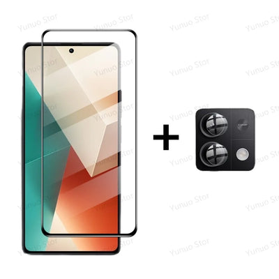 6in1 Tempered Glass For Redmi Note 13 Pro Protective Glass