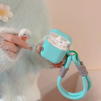 Earphone Case with Lanyard Strap for AirPort Pro 2 2022 2nd Generation Air Pods 3 2 1 3rd Gen Cover Accessories